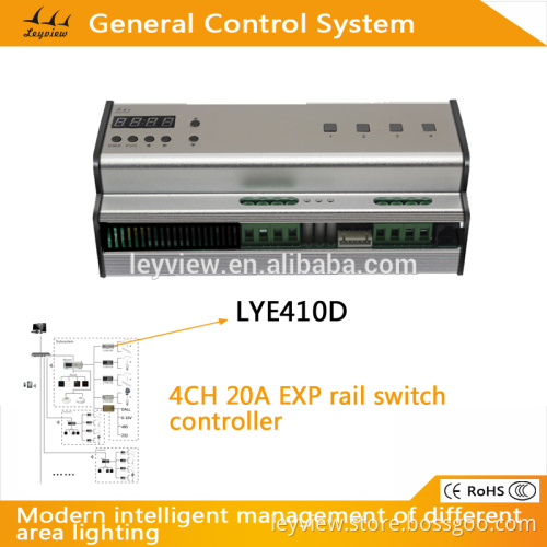 AC Power rail 4CH 5A high quality dmx512 light controller